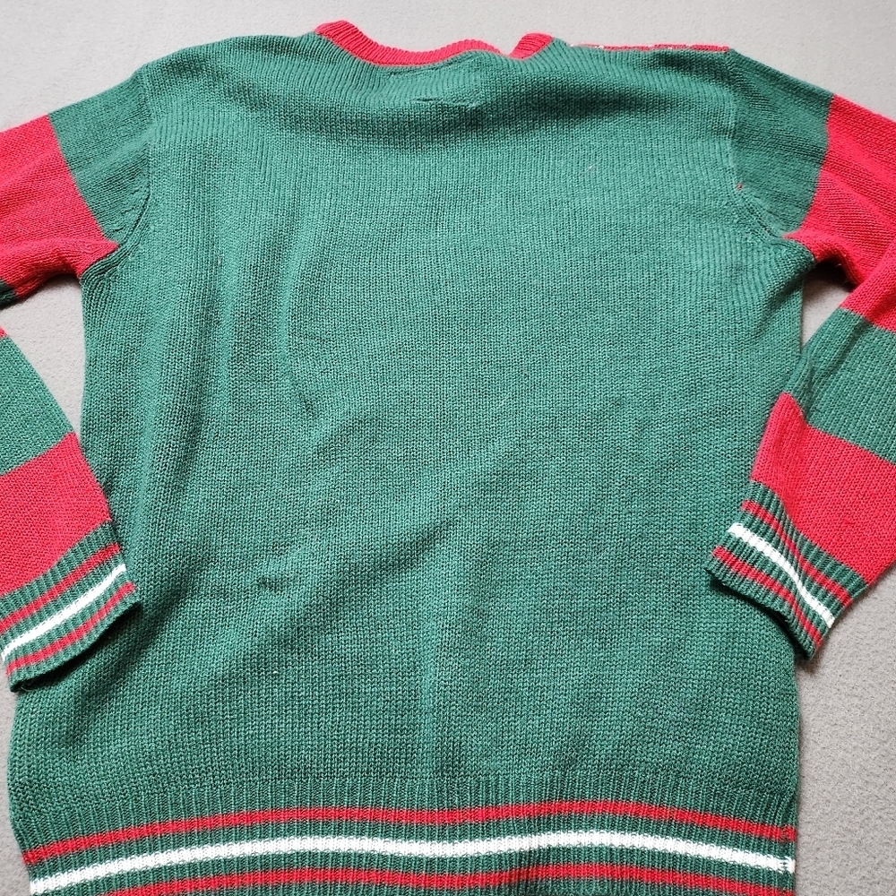 Let’s Get Baked Christmas Sweater Ugly Xmas Sweater Sz Large Gag Humorous Funny - Picture 3 of 7